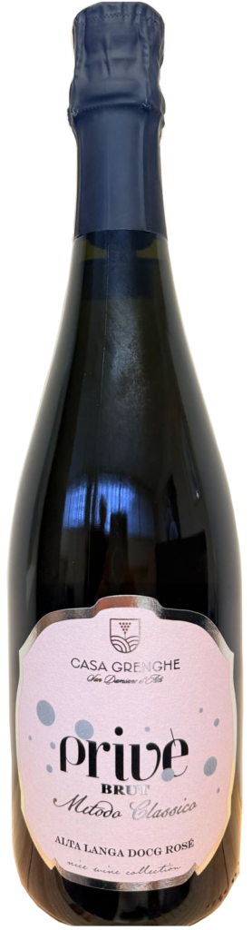 Bottiglia di Alta Langa Rosè Extra Brut